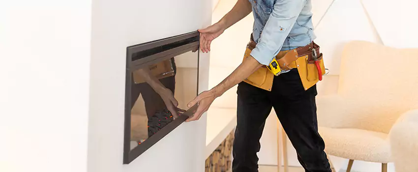 Metal Fireplace Installation in Menifee, California