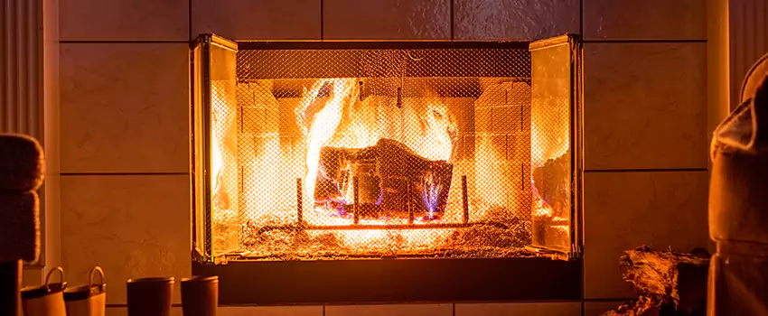 Mendota Hearth Landscape Fireplace Installation in Menifee, California