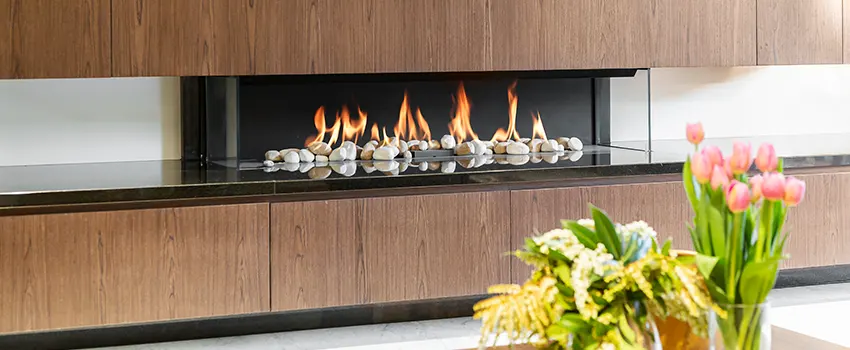 Double-height Fireplace Design Refurbishment in Menifee, California