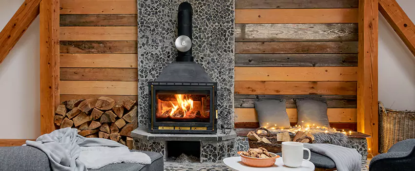 Thelin Hearth Products Direct Vent Gas Stove Fireplace Inspection in Menifee, California